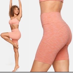 Outdoor voices freeform bralette shorts terracotta size XS